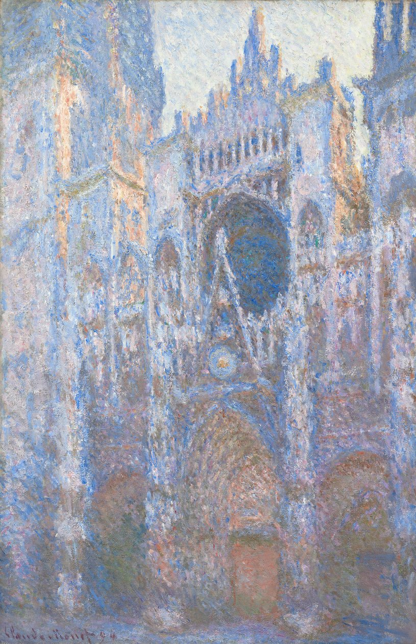 Kathedrale von Rouen Westfassade 1894 von Claude Monet